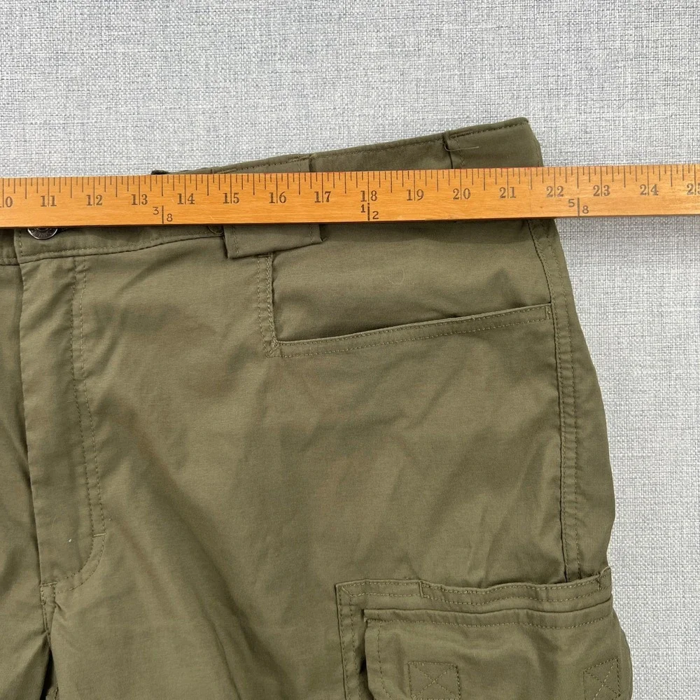 Duluth Trading Dry on the Fly Cargo Pants Men 2XL x 36 (44x35) Olive Green 71700